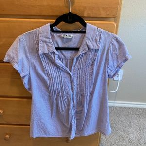 Converse Purple and White striped Blouse